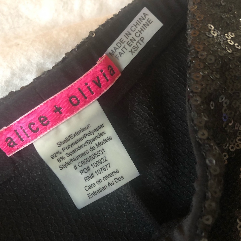 Alice & Olivia Sequin leggings NWOT - Picture 5 of 15